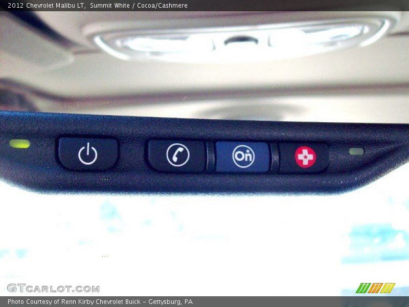 Summit White / Cocoa/Cashmere 2012 Chevrolet Malibu LT