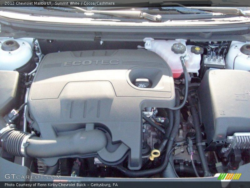 Summit White / Cocoa/Cashmere 2012 Chevrolet Malibu LT