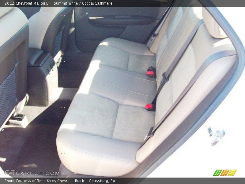 Summit White / Cocoa/Cashmere 2012 Chevrolet Malibu LT
