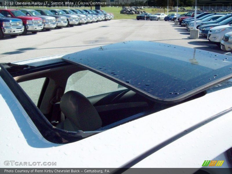 Summit White / Cocoa/Cashmere 2012 Chevrolet Malibu LT