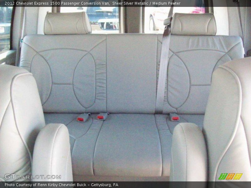 Sheer Silver Metallic / Medium Pewter 2012 Chevrolet Express 1500 Passenger Conversion Van
