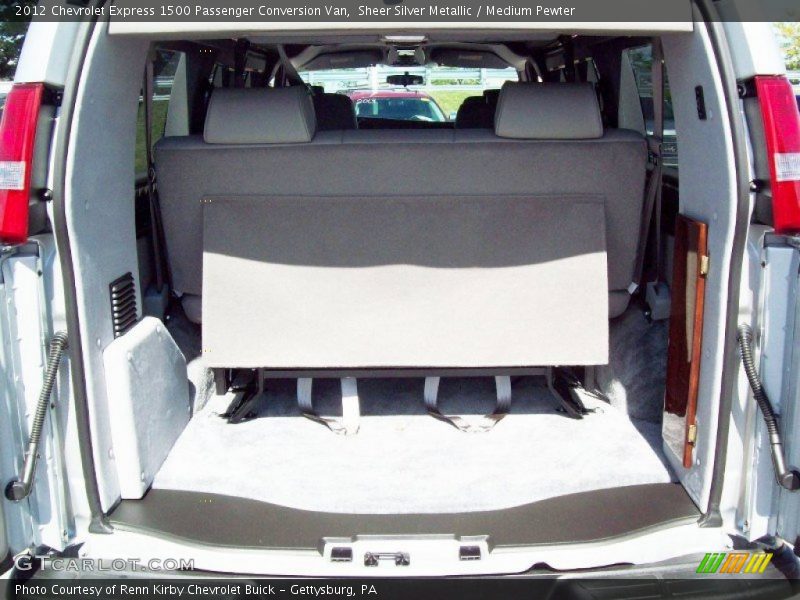 Sheer Silver Metallic / Medium Pewter 2012 Chevrolet Express 1500 Passenger Conversion Van