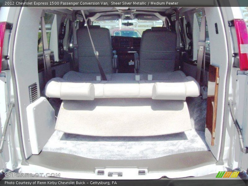 Sheer Silver Metallic / Medium Pewter 2012 Chevrolet Express 1500 Passenger Conversion Van