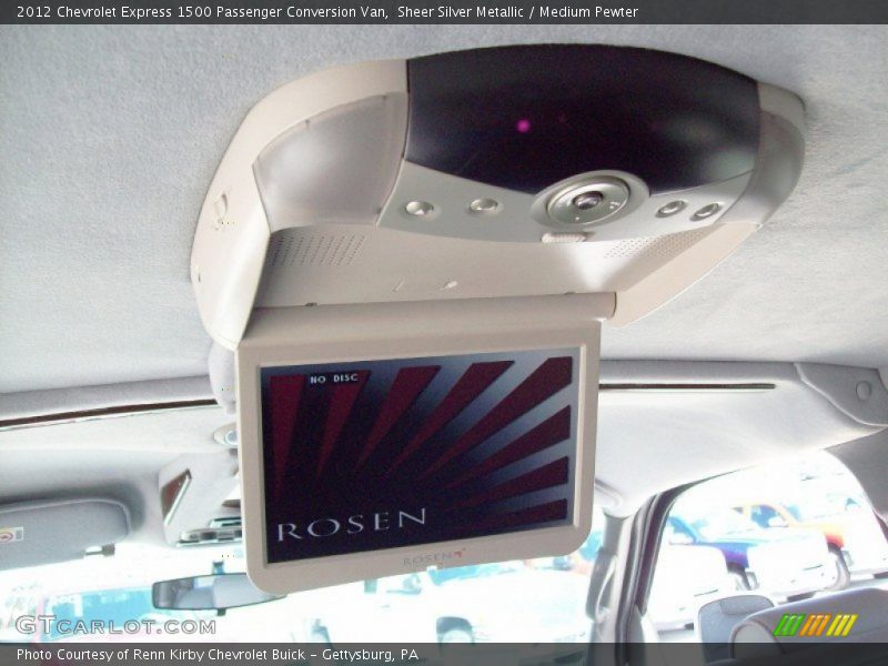 Sheer Silver Metallic / Medium Pewter 2012 Chevrolet Express 1500 Passenger Conversion Van