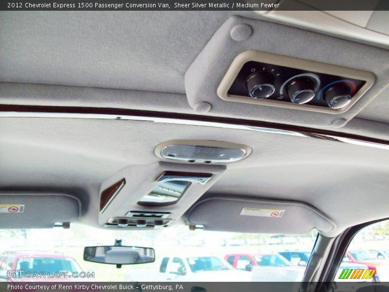 Sheer Silver Metallic / Medium Pewter 2012 Chevrolet Express 1500 Passenger Conversion Van
