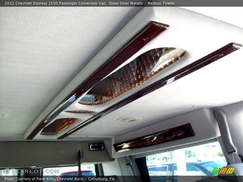 Sheer Silver Metallic / Medium Pewter 2012 Chevrolet Express 1500 Passenger Conversion Van