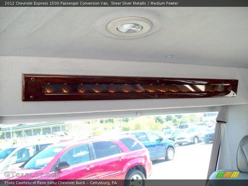 Sheer Silver Metallic / Medium Pewter 2012 Chevrolet Express 1500 Passenger Conversion Van