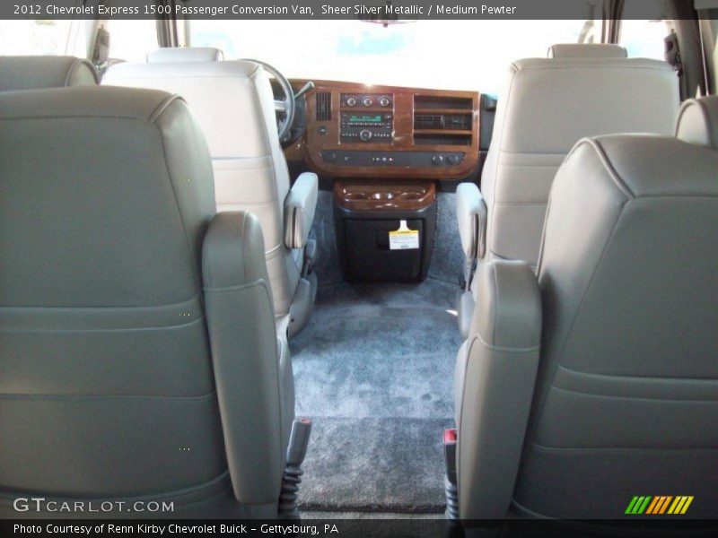 Sheer Silver Metallic / Medium Pewter 2012 Chevrolet Express 1500 Passenger Conversion Van