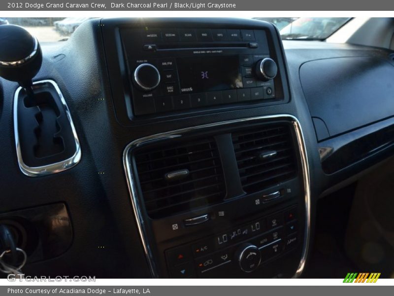 Dark Charcoal Pearl / Black/Light Graystone 2012 Dodge Grand Caravan Crew