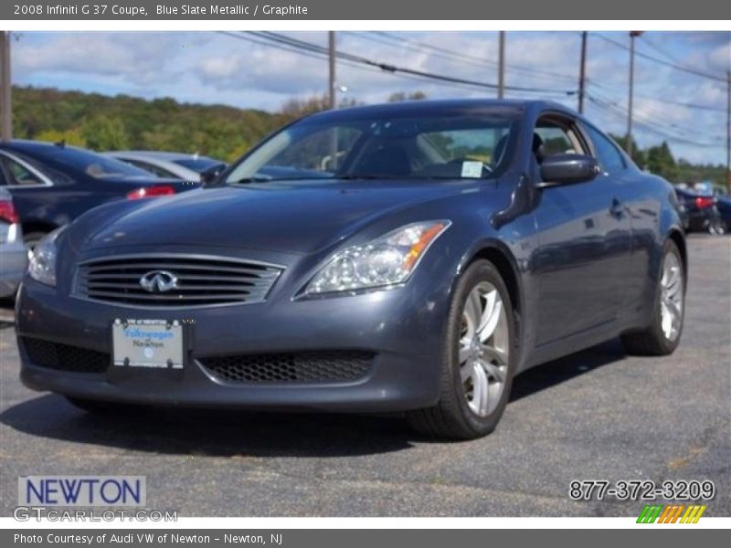Blue Slate Metallic / Graphite 2008 Infiniti G 37 Coupe