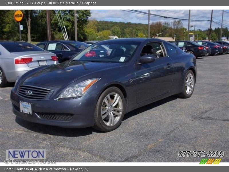 Blue Slate Metallic / Graphite 2008 Infiniti G 37 Coupe