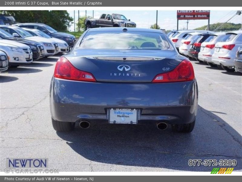 Blue Slate Metallic / Graphite 2008 Infiniti G 37 Coupe