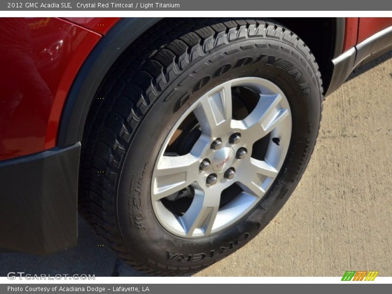 Crystal Red Tintcoat / Light Titanium 2012 GMC Acadia SLE