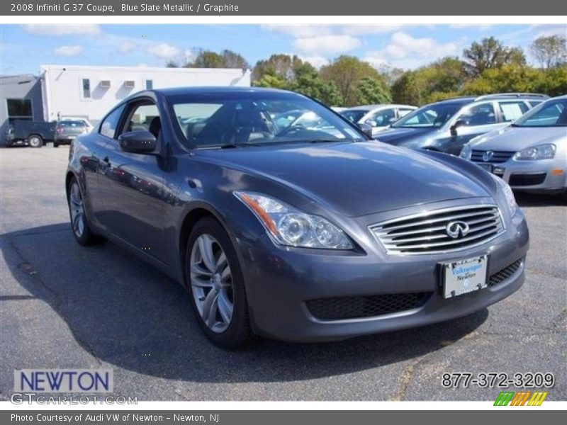 Blue Slate Metallic / Graphite 2008 Infiniti G 37 Coupe