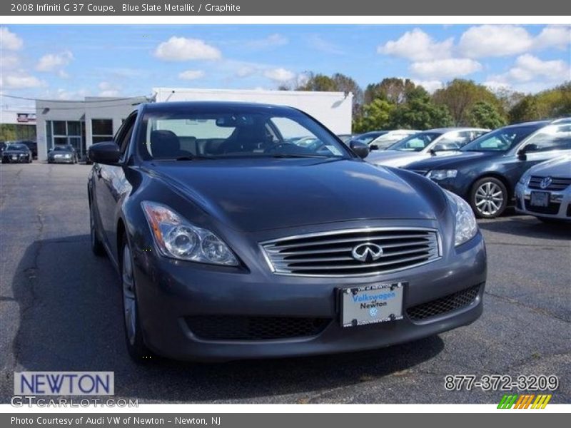 Blue Slate Metallic / Graphite 2008 Infiniti G 37 Coupe