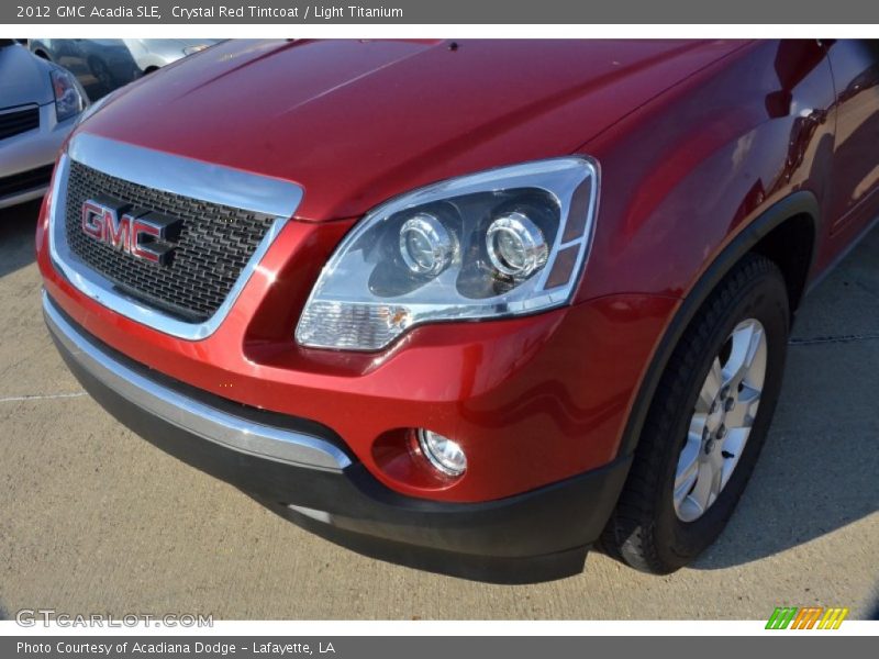 Crystal Red Tintcoat / Light Titanium 2012 GMC Acadia SLE