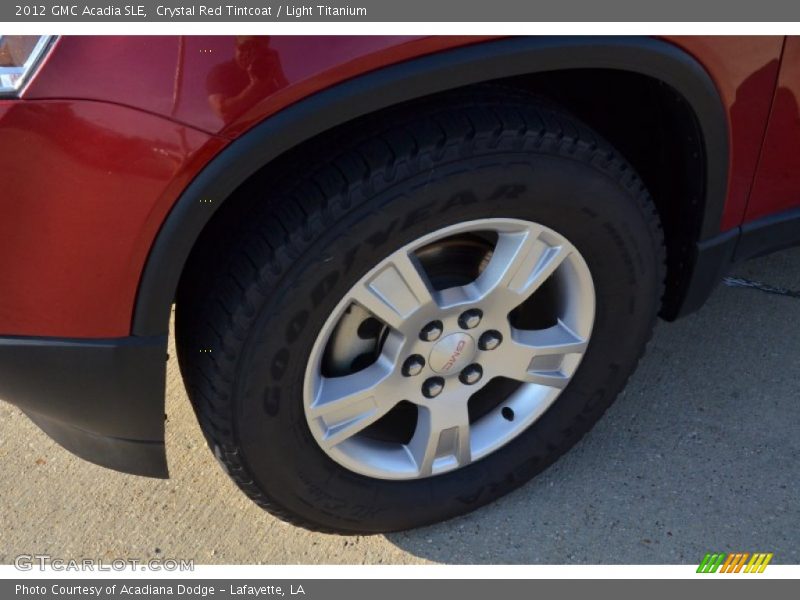 Crystal Red Tintcoat / Light Titanium 2012 GMC Acadia SLE