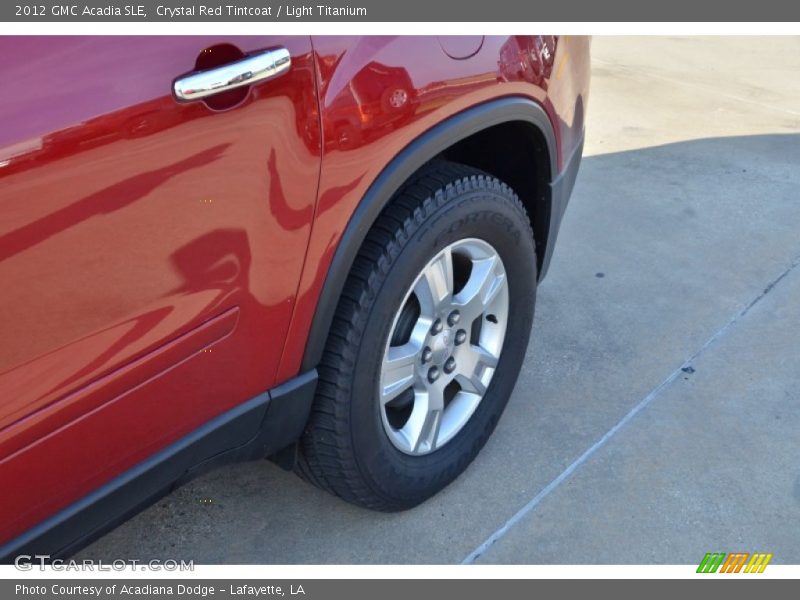Crystal Red Tintcoat / Light Titanium 2012 GMC Acadia SLE