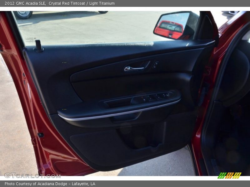 Crystal Red Tintcoat / Light Titanium 2012 GMC Acadia SLE