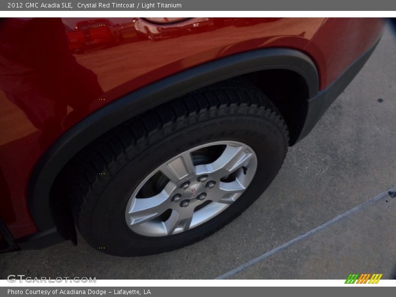 Crystal Red Tintcoat / Light Titanium 2012 GMC Acadia SLE