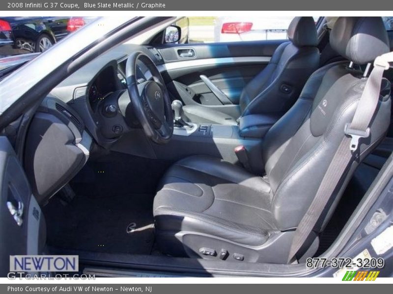 Blue Slate Metallic / Graphite 2008 Infiniti G 37 Coupe