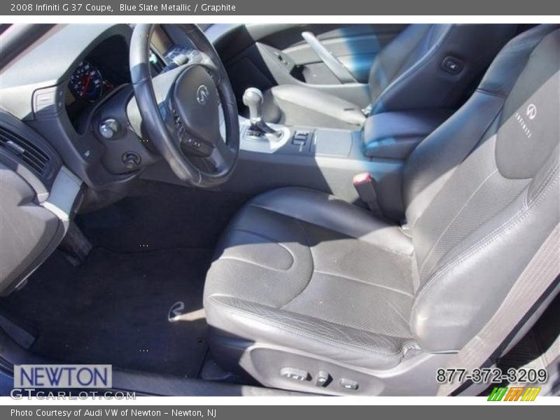Blue Slate Metallic / Graphite 2008 Infiniti G 37 Coupe