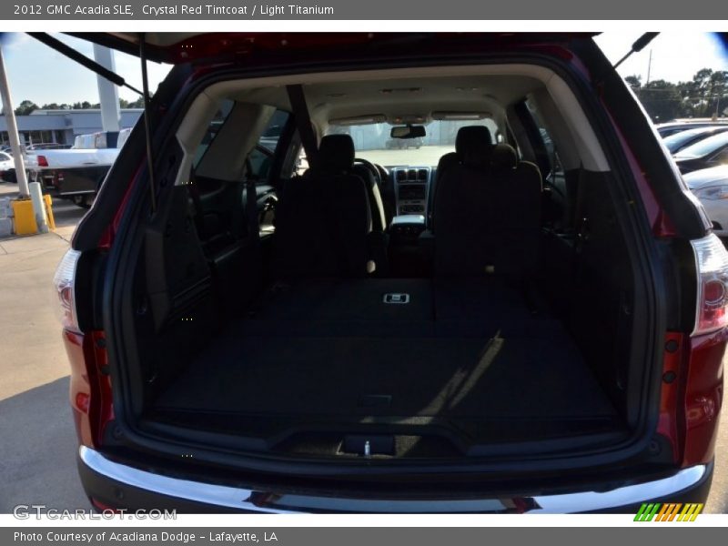 Crystal Red Tintcoat / Light Titanium 2012 GMC Acadia SLE
