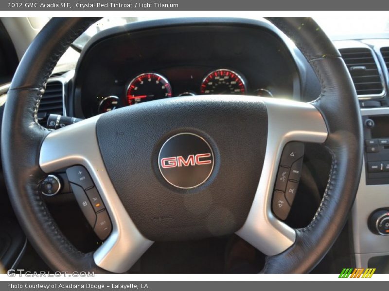 Crystal Red Tintcoat / Light Titanium 2012 GMC Acadia SLE