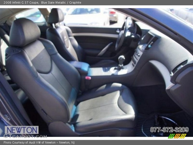 Blue Slate Metallic / Graphite 2008 Infiniti G 37 Coupe