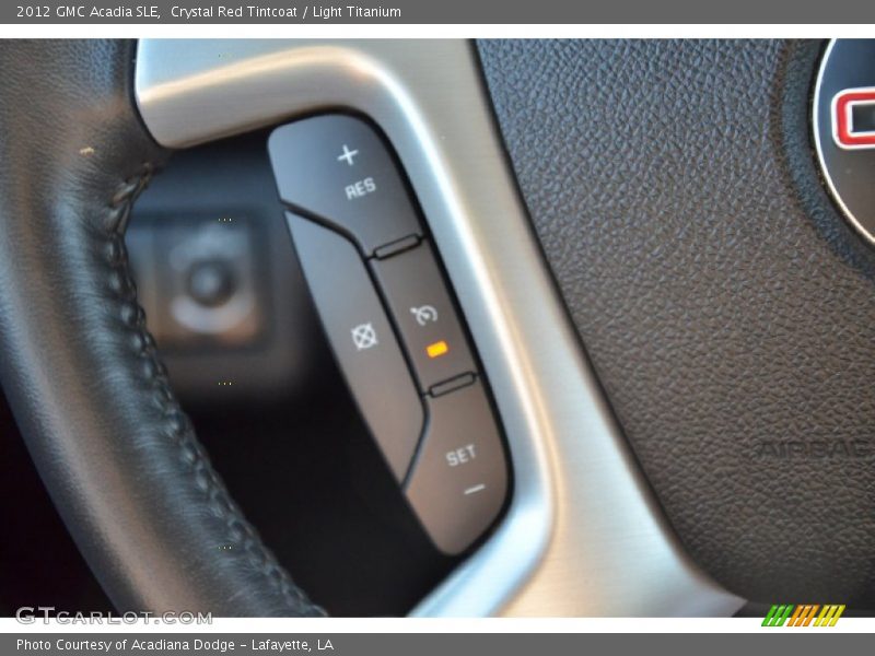 Crystal Red Tintcoat / Light Titanium 2012 GMC Acadia SLE
