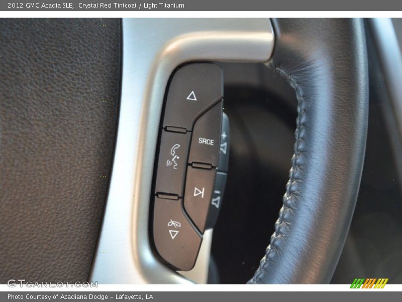 Crystal Red Tintcoat / Light Titanium 2012 GMC Acadia SLE
