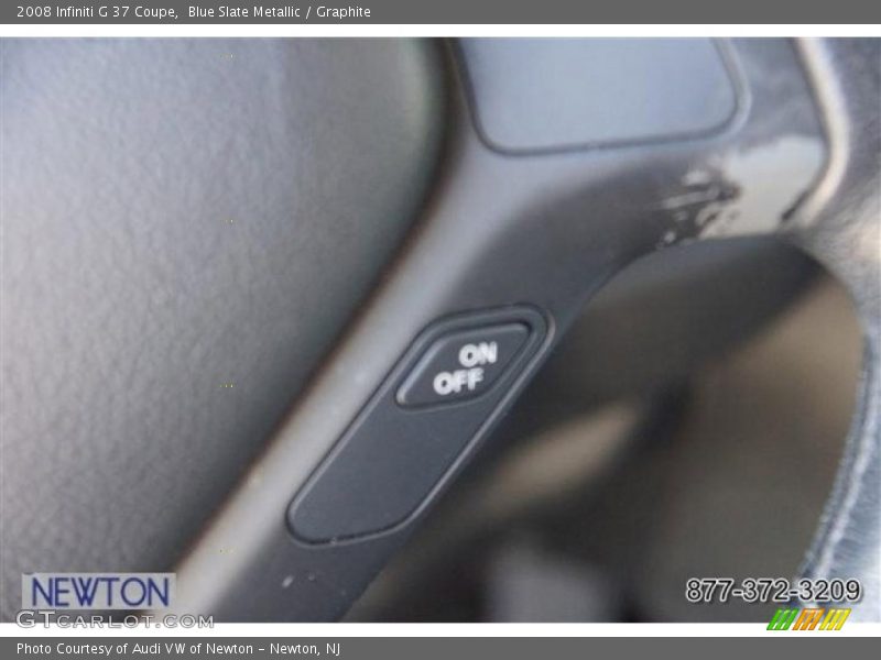 Blue Slate Metallic / Graphite 2008 Infiniti G 37 Coupe