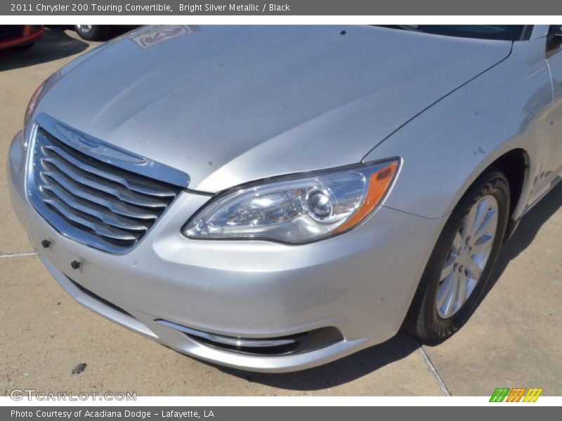 Bright Silver Metallic / Black 2011 Chrysler 200 Touring Convertible