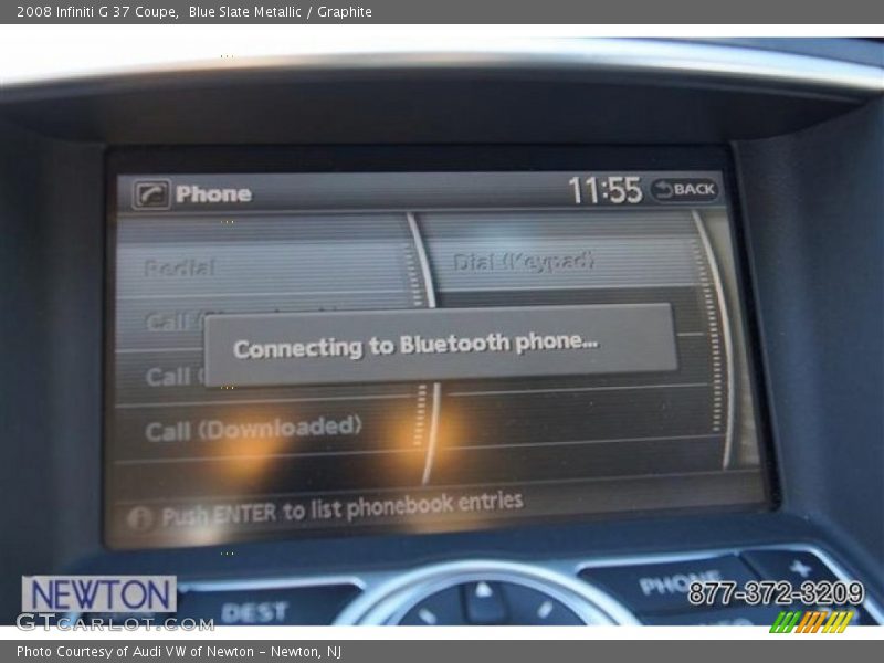 Blue Slate Metallic / Graphite 2008 Infiniti G 37 Coupe