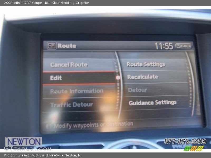 Blue Slate Metallic / Graphite 2008 Infiniti G 37 Coupe