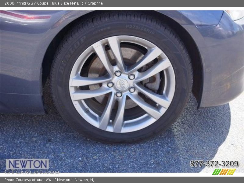 Blue Slate Metallic / Graphite 2008 Infiniti G 37 Coupe