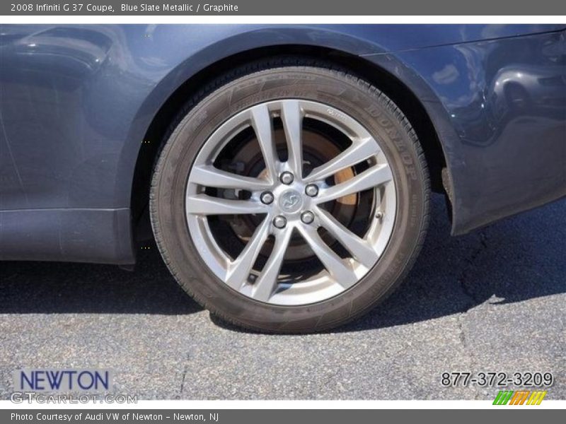 Blue Slate Metallic / Graphite 2008 Infiniti G 37 Coupe
