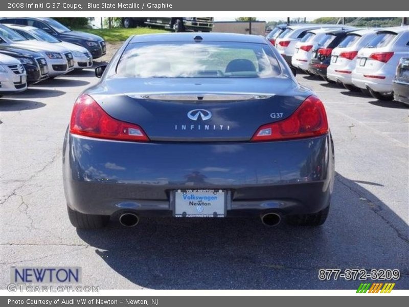 Blue Slate Metallic / Graphite 2008 Infiniti G 37 Coupe