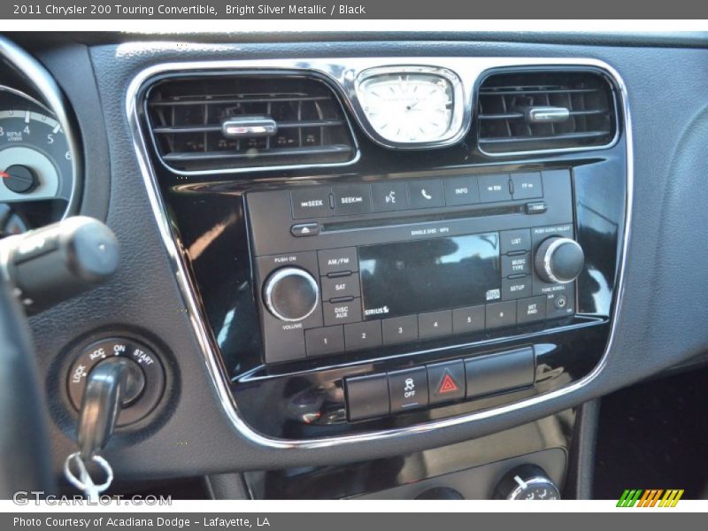 Bright Silver Metallic / Black 2011 Chrysler 200 Touring Convertible