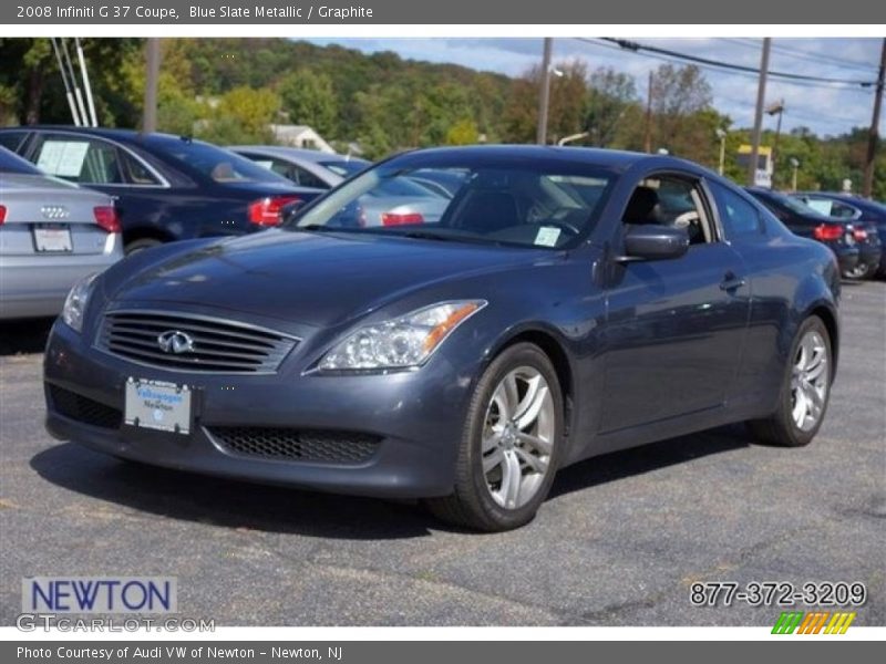 Blue Slate Metallic / Graphite 2008 Infiniti G 37 Coupe