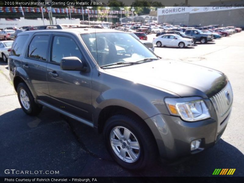 Sterling Grey Metallic / Black 2010 Mercury Mariner I4