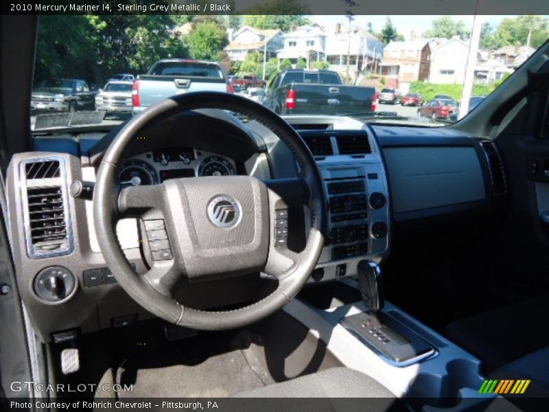 Sterling Grey Metallic / Black 2010 Mercury Mariner I4
