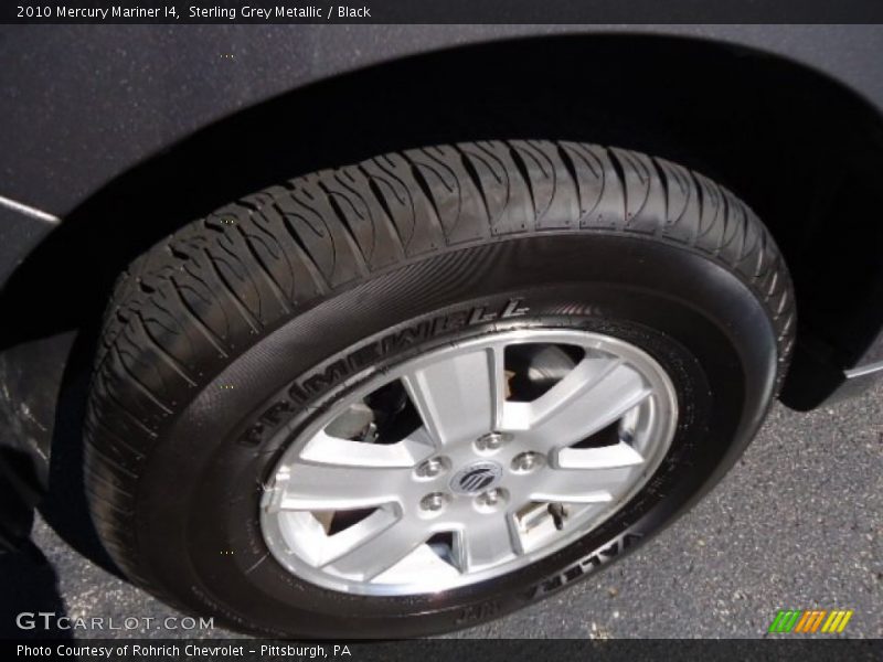 Sterling Grey Metallic / Black 2010 Mercury Mariner I4