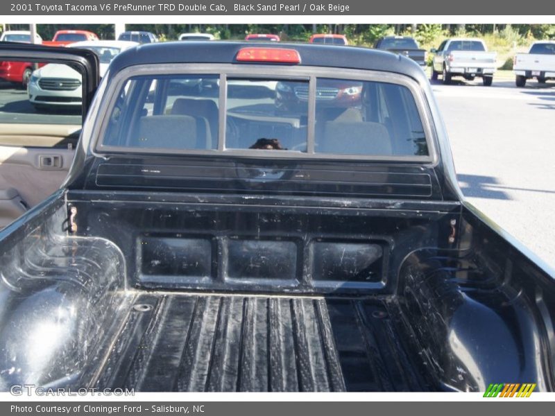 Black Sand Pearl / Oak Beige 2001 Toyota Tacoma V6 PreRunner TRD Double Cab