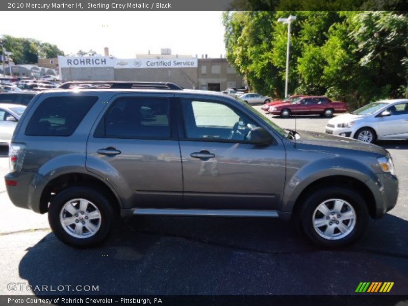 Sterling Grey Metallic / Black 2010 Mercury Mariner I4