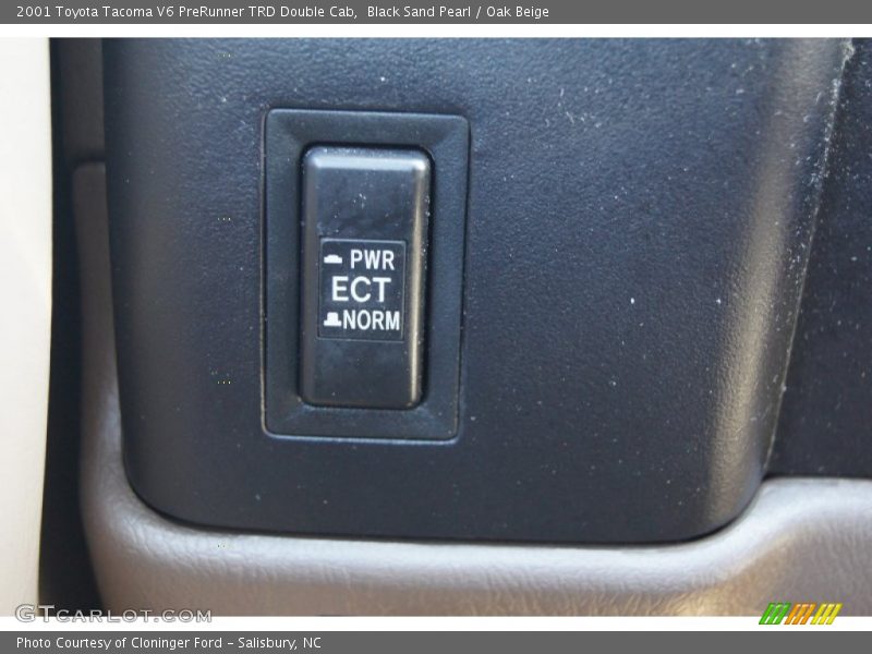 Black Sand Pearl / Oak Beige 2001 Toyota Tacoma V6 PreRunner TRD Double Cab