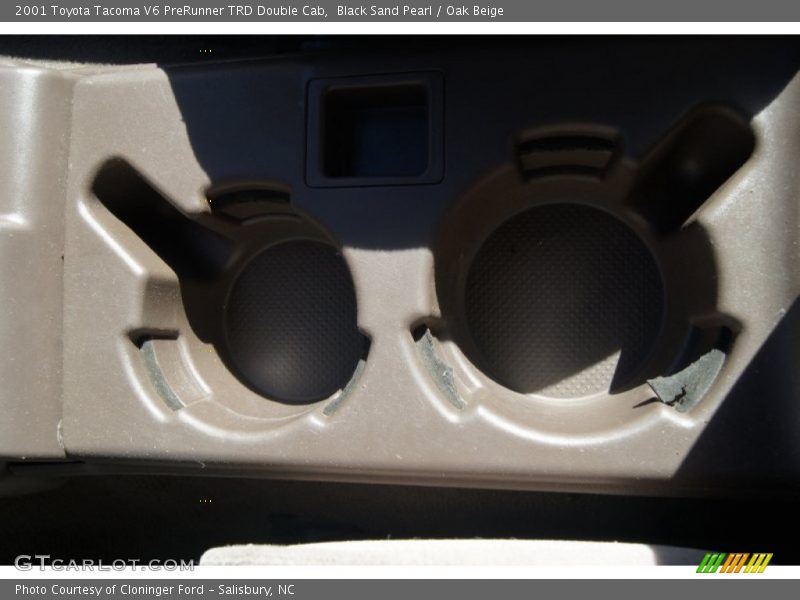 Black Sand Pearl / Oak Beige 2001 Toyota Tacoma V6 PreRunner TRD Double Cab