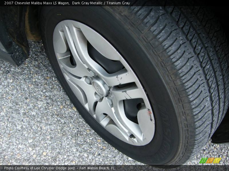 Dark Gray Metallic / Titanium Gray 2007 Chevrolet Malibu Maxx LS Wagon