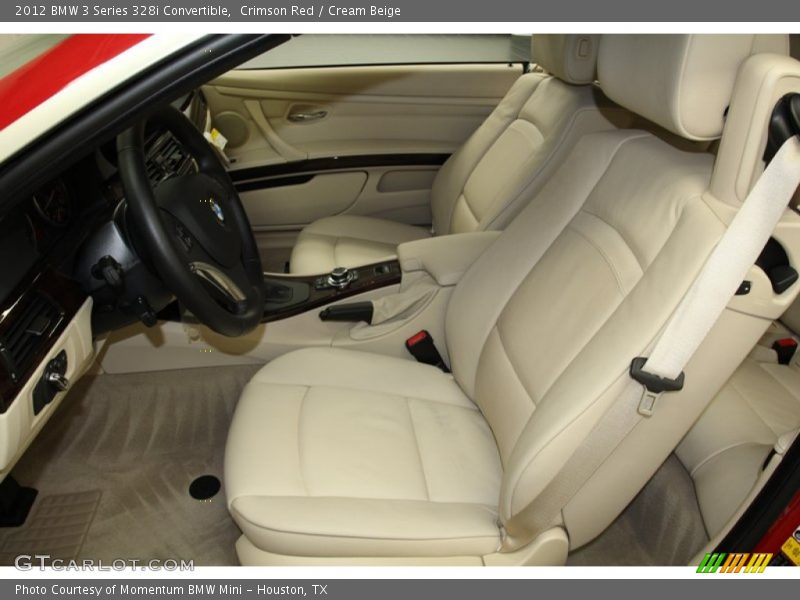 Crimson Red / Cream Beige 2012 BMW 3 Series 328i Convertible