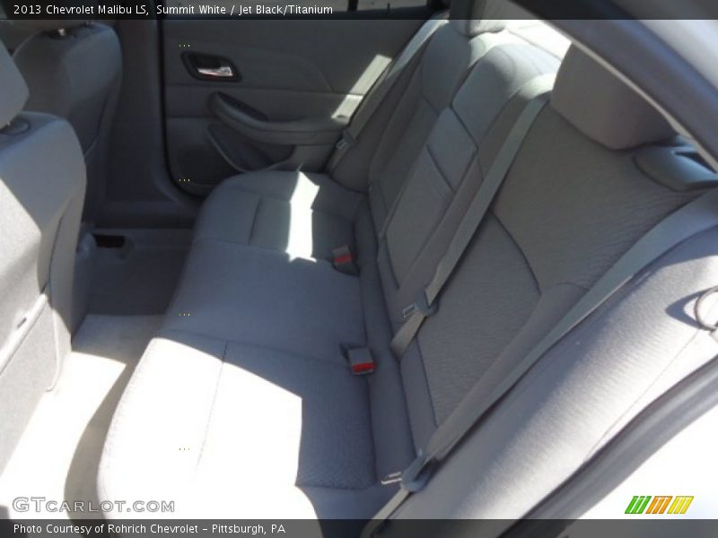 Summit White / Jet Black/Titanium 2013 Chevrolet Malibu LS